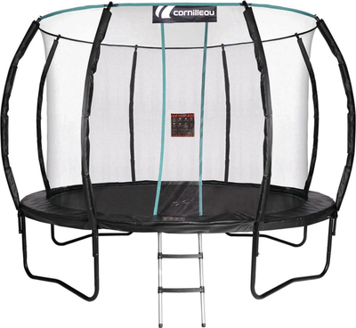 Trampolinë Cornilleau Spring 312141, 426 cm, me rrjetë mbrojtëse, e zezë