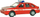 Makina lodër Welly Polonez Caro Plus, shkalla 1:39, Fire Brigade, e kuqe
