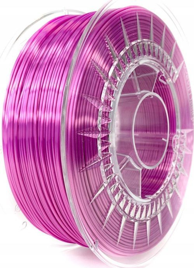 Filament 3D PLA Silk Devil Design, 1.75mm, 1kg, rozë metalike
