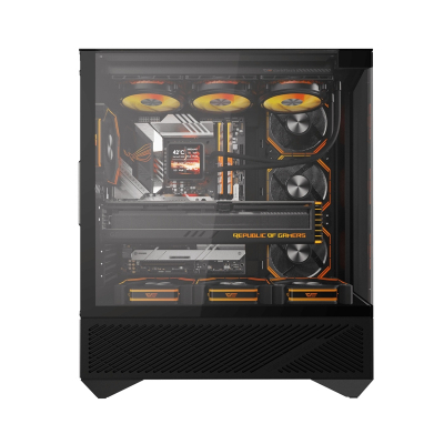 Kornizë kompjuteri Darkflash DY460, ATX, 4 ventilatorë ARGB, e zezë