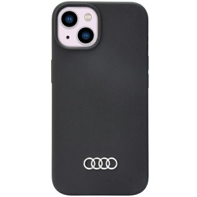 Husë silikoni Audi AU LSRIP14 Q3 D1, për iPhone 14 6.1", e zezë