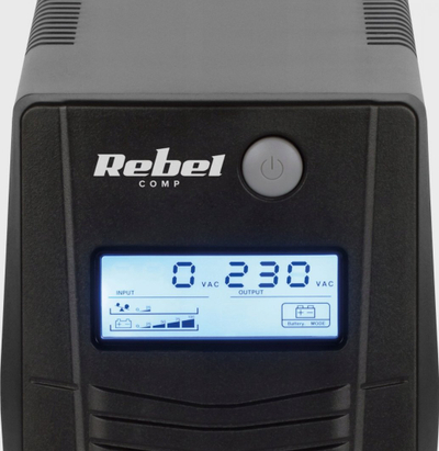 UPS Rebel Nanopower Plus 850, 480W, ekran LCD, i zi