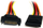 Kabllo StarTech (SATAPOWEXT12), SATA 15-pin në SATA 15-pin, 0.3 m, shumëngjyrëshe
