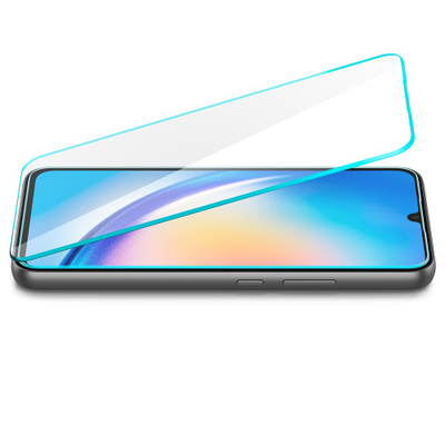 Xham mbrojtës Spigen GLAS.tR Slim për Samsung Galaxy A34 5G, 9H, set me 2 copë, transparent