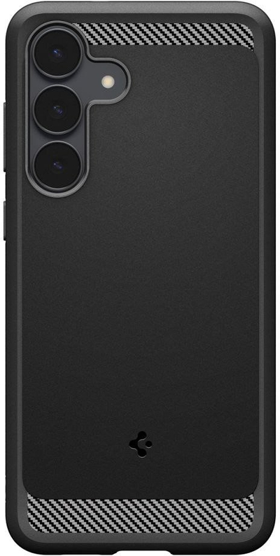 Mbulesë telefoni Spigen Rugged Armor Samsung Galaxy S25 FE, silikon, e zezë