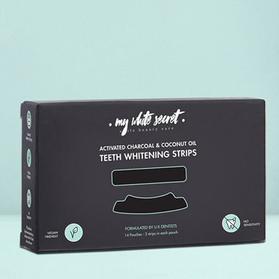Ленти за белење на заби My White Secret Activated Carbon, 14 парчиња