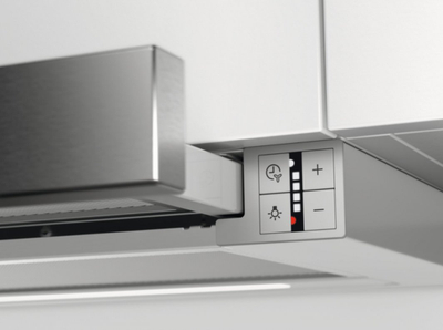 Kapak aspirimi i integruar AEG DPE5660M, LED, inox