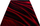 Tapet korridori Ayyildiz Carpets Miami 6630, 80 x 300 cm, grumbull 12 mm, kuqe me zi