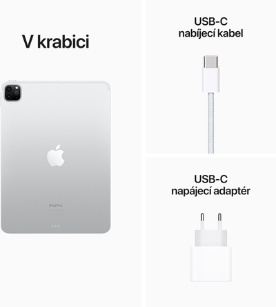 iPad Apple Pro Wi-Fi, 11" 2022, 256GB, сребрена боја
