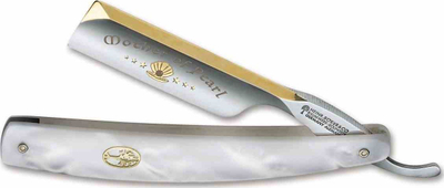 Brisk rroje Boker Mother of Pearl 20, çelik O1, dorezë perlë, i bardhë