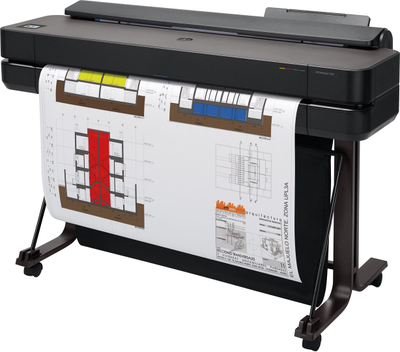 Мултифункционален печатач HP DesignJet T650, 36" A0, 2400 x 1200 dpi, бел
