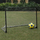 Portë futbolli metalike Silver 2012605, 120x80 cm, e palosshme, gri