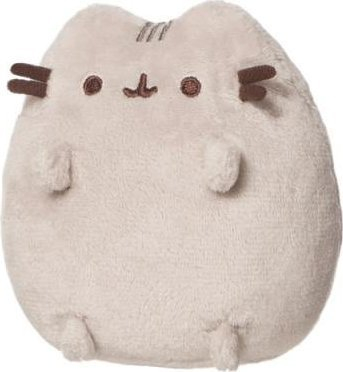 Плишана играчка Пушин маскота седечка, 13 cm, сива