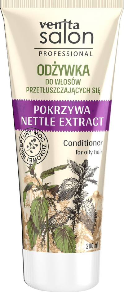 Балсам за коса Venita Nettle Conditioner, за мрсна коса, 200 ml