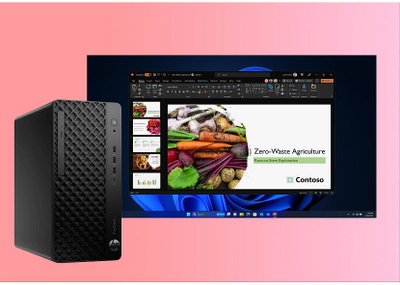Kompjuter desktop HP ProDesk 4 Tower G1i 9H7U6ET, Intel Core Ultra 5, 16GB RAM, 512GB SSD, i zi