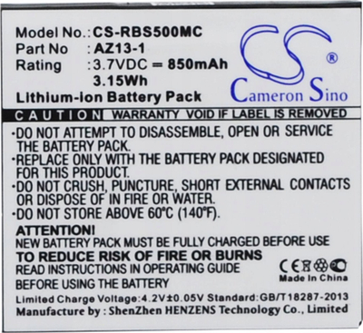 Bateri kamerë Cameron Sino AZ13-1, 850mAh, Li-ion, për Xiaomi Yi