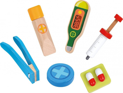 Puzzle druri 3D Bino Doctor, 29.5 x 29.5 cm, set mjeku, shumëngjyrësh