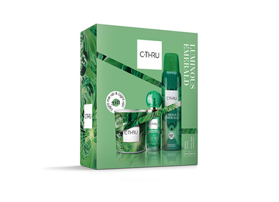 Set C-THRU Luminous Emerald, EDT 30 ml + deodorant sprej 150 ml + qiri aromatik