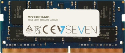 Memorie RAM për laptop V7 V72130016GBS, 16GB DDR4, 2666MHz, e kaltër