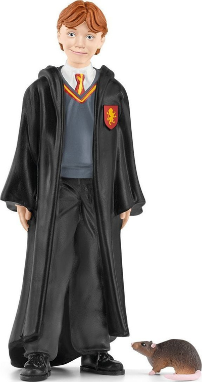 Set figurina Schleich Harry Potter Ron Weasley and Scabbers, 10cm