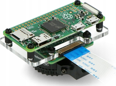 Pllakë montimi Raspberry Pi Zero HQ Camera, akrilik, e tejdukshme