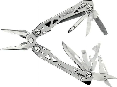 Multiveprim Gerber Suspension NXT, çelik inox, me këllëf, argjent