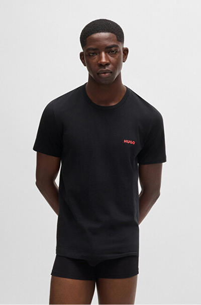 Maica natës për meshkuj – HUGO 3 Pack Lounge Logo Crew T-Shirt