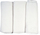 Pelenë tekstile Cotton Diapers, set 3 copë, 70 x 80 cm, e bardhë