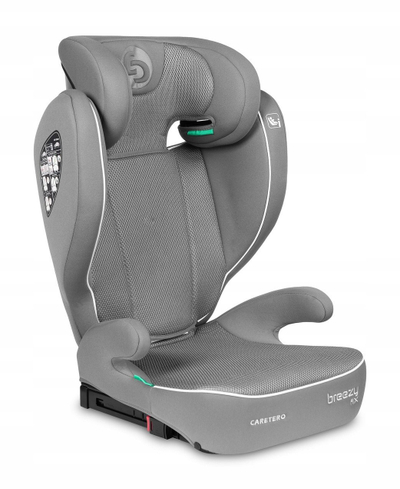 Sediolje makine Caretero Breezy Fix, 100-150 cm, ISOFIX, gri