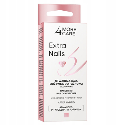 Llak thonjsh More4Care Extra Strengthening, 10ml, transparent