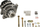 Alternator MZR Borg Warner, 150A, për Honda K20 K24, gri