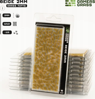 Декоративни снопчиња трева Gamers Grass, 2 mm, беж, диви