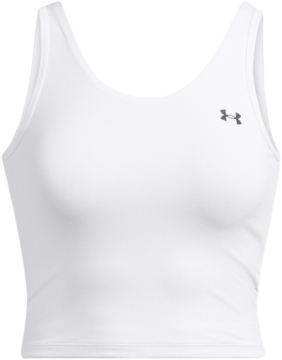 Maicë sportive pa mëngë Under Armour Motion për femra, e bardhë