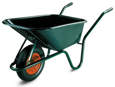Karro ndërtimi Limex, 100L, mban 150 kg, jeshile