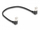 Kabllo rrjeti Delock RJ45 Cat6a, S/FTP Slim, 0.25m, e zezë