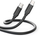 Kabllo USB C në USB C Elements Silicone, 2m, 240W 5A, e zezë