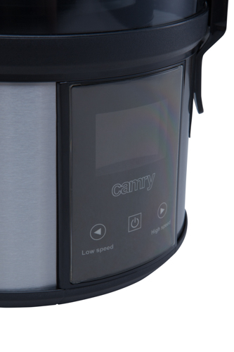 Shtrydhëse frutash Camry CR 4115, ekran LCD, 1L, inox e zezë