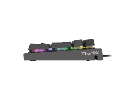 Tastierë lojnash Genesis Thor 300 RGB, Outemu Brown, e zezë