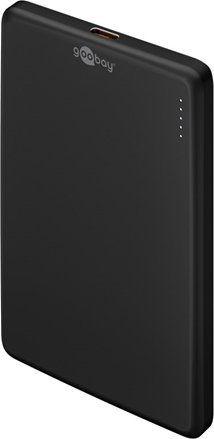 Power bankë goobay magnetike wireless, 5000mAh, 20W PD, e zezë
