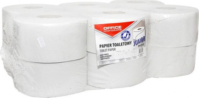 Letër higjienike OFFICE PRODUCTS Jumbo, 1 shtresë, 120m, 12 copë, e bardhë