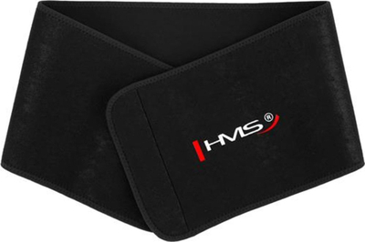 Set hula hoop fitness HMS HHW12 Plus Size me peshë, brez dobësimi BR163 Plus Size, vjollcë dhe i zi