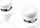 Kape thumbstick KontrolFreek FPS Freek Galaxy, për PS5 PS4, set 2 copë, të bardha