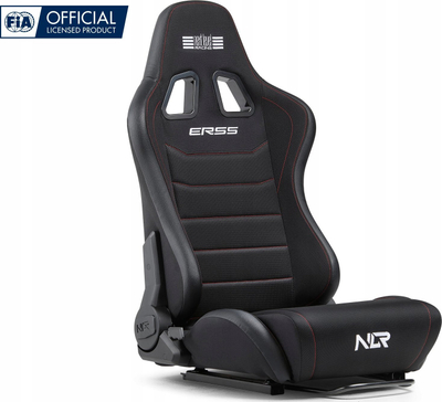 Sedilje gaming Next Level Racing ERS5 Elite, që shtrihet mbrapa, material stof dhe mesh, e zezë