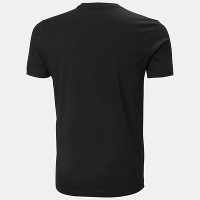 Bluzë Helly Hansen Workwear Classic Logo 993, pambuk 100%, e zezë