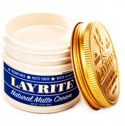 Помада за коса Layrite Natural Matte Cream, мат завршница, 120g, унисекс