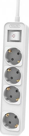 Zgjatëse rryme Philips CHP2144W/60, 4 dalje, 3m, e bardhë