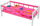 Shtrat kukulle Baczek Pink Crib, dru ekologjik, me set shtrojesh, rozë