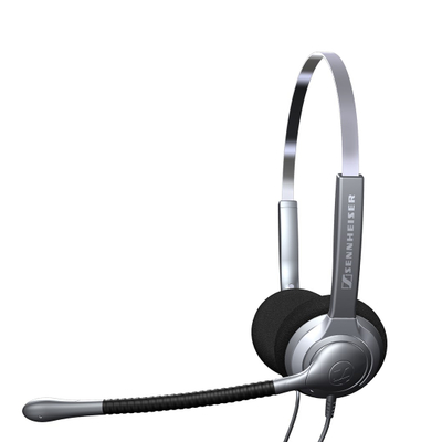 Kufje zyre Sennheiser SH 330, me mikrofon, supraaurale, gri argjendtë