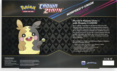 Set letra Pokémon TCG Crown Zenith Morpeko V-Union, Premium Collection, shumëngjyrësh