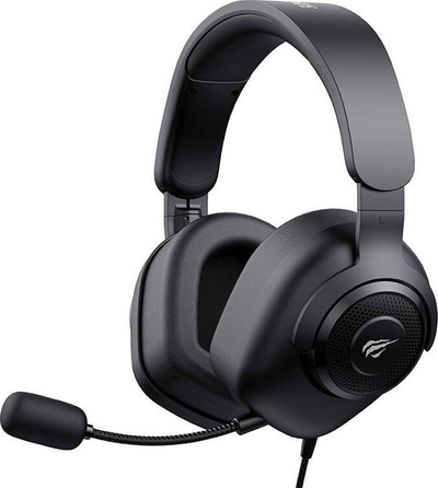 Kufje gaming Havit H2230d me mikrofon, me kabllo 3.5mm, ngjyrë e zezë